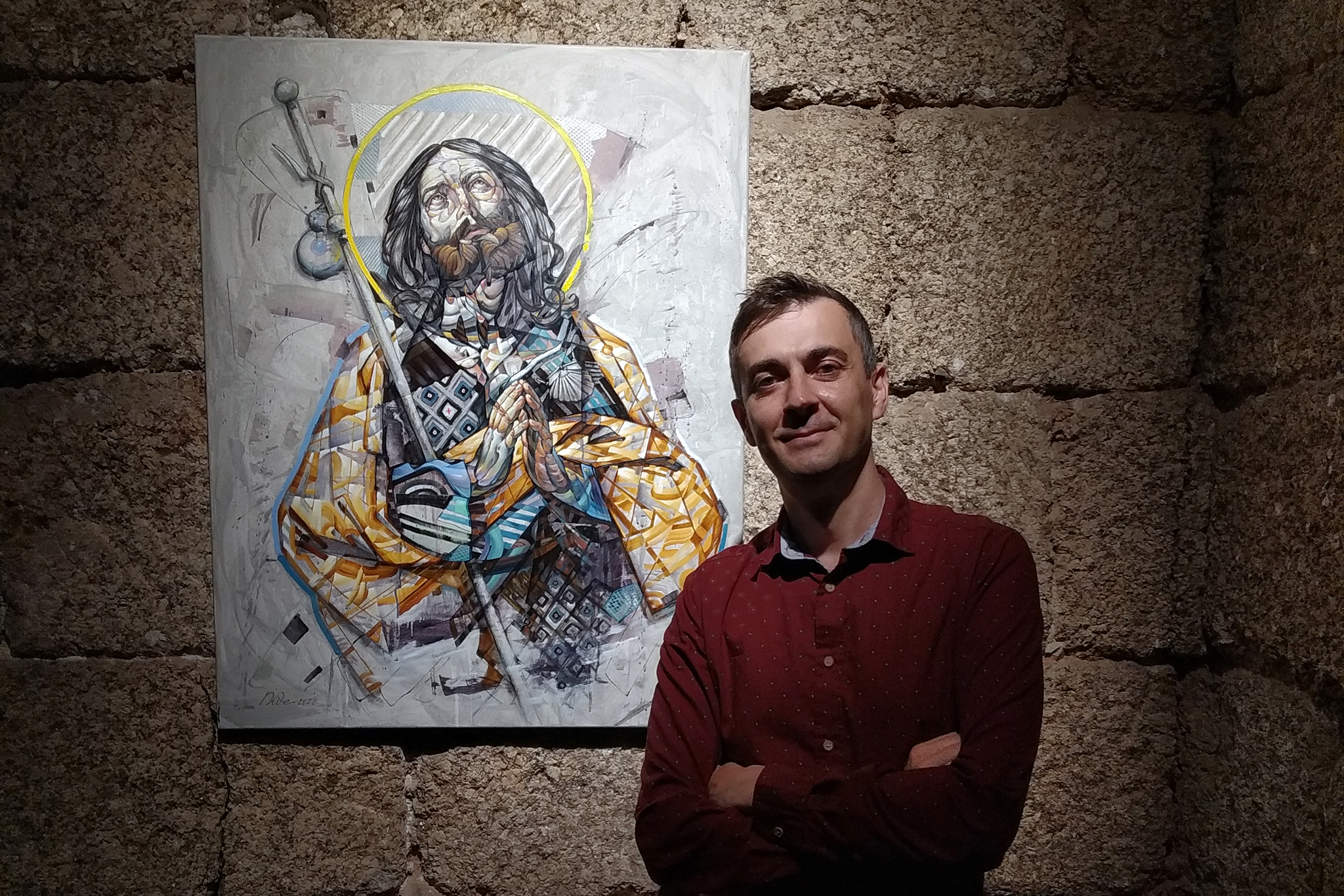 Santiago De Compostela In The Medieval Tower Of The Pio XII Museum Braga, Portugal